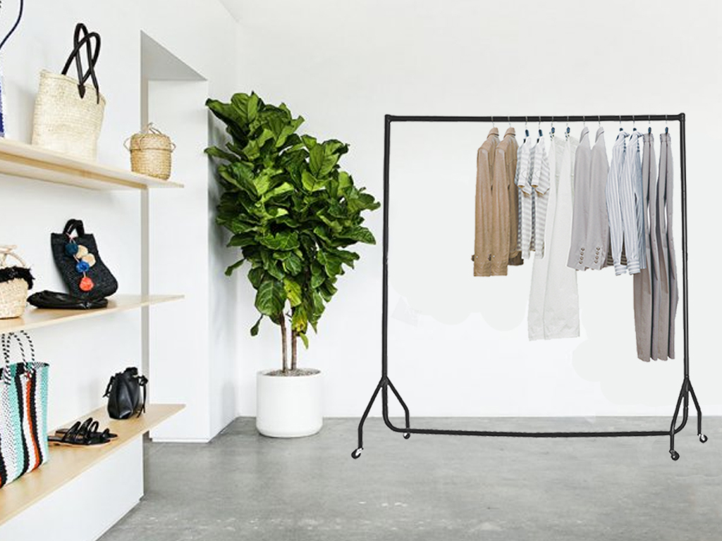 Clothes Rail Rack Shop Display Rail Hanging Rack 3, 4, 5 or 6ft Heavy